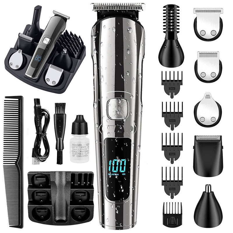 Sakerplus Men’s Waterproof Grooming Kit Clippers