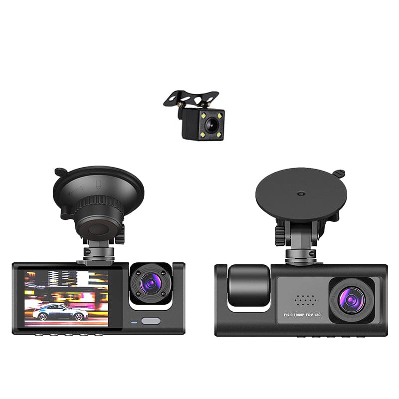 SAKER® 3 Lens Car DVR Dash Cam