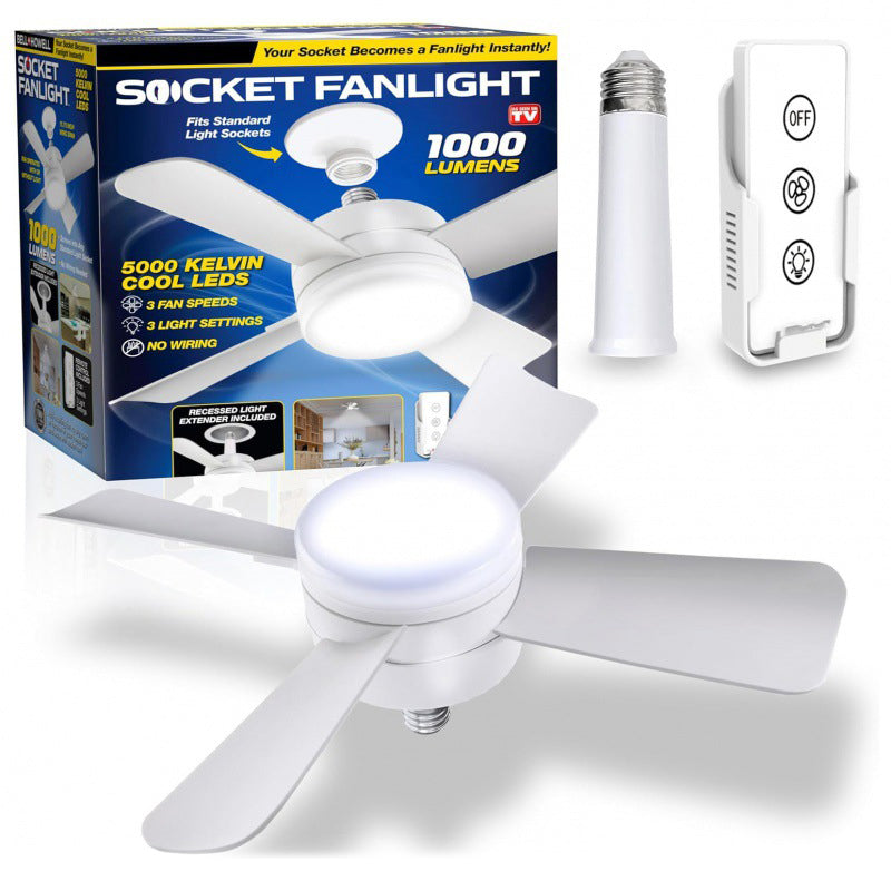 Sakerplus Ceiling Fan Light With Remote Control