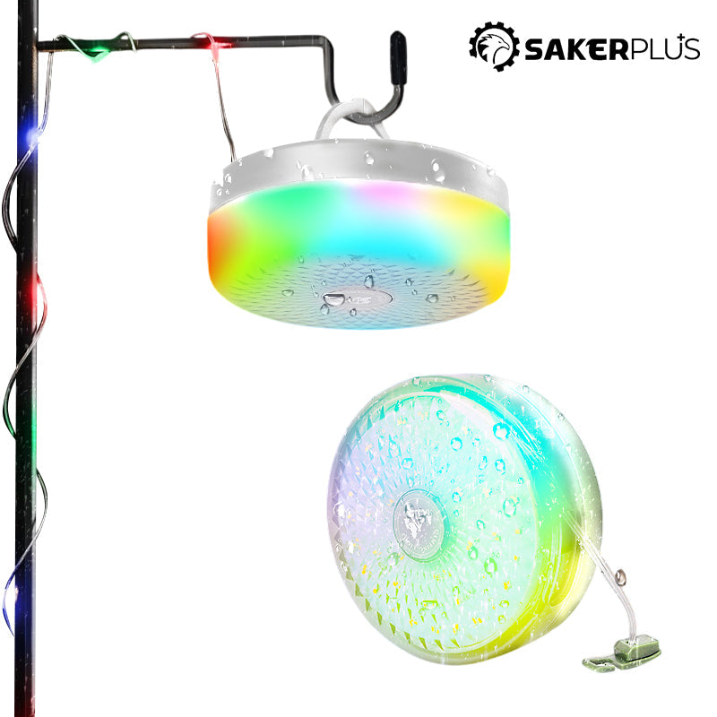 Sakerplus Rechargeable Outdoor Camping String Lights
