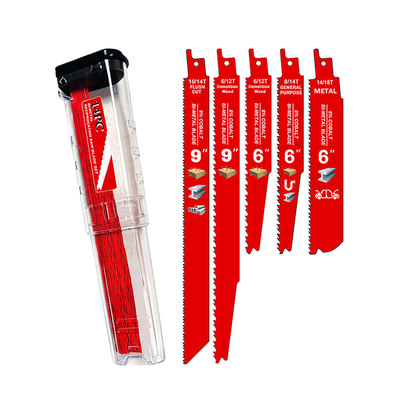 Sakerplus Pack of 6-Inch Metal Sawzall Blades