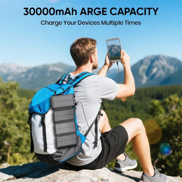 Sakerplus® Wireless Portable 30000 Solar Charger Power Bank