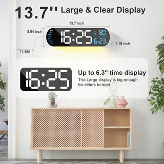 Sakerplus® Multi Functional LED Display Clock