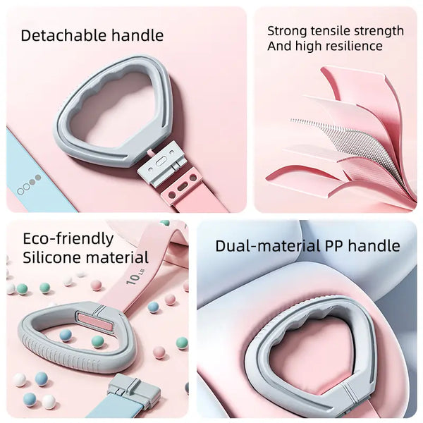 Sakerplus® Resistance Bands With Detachable Handles