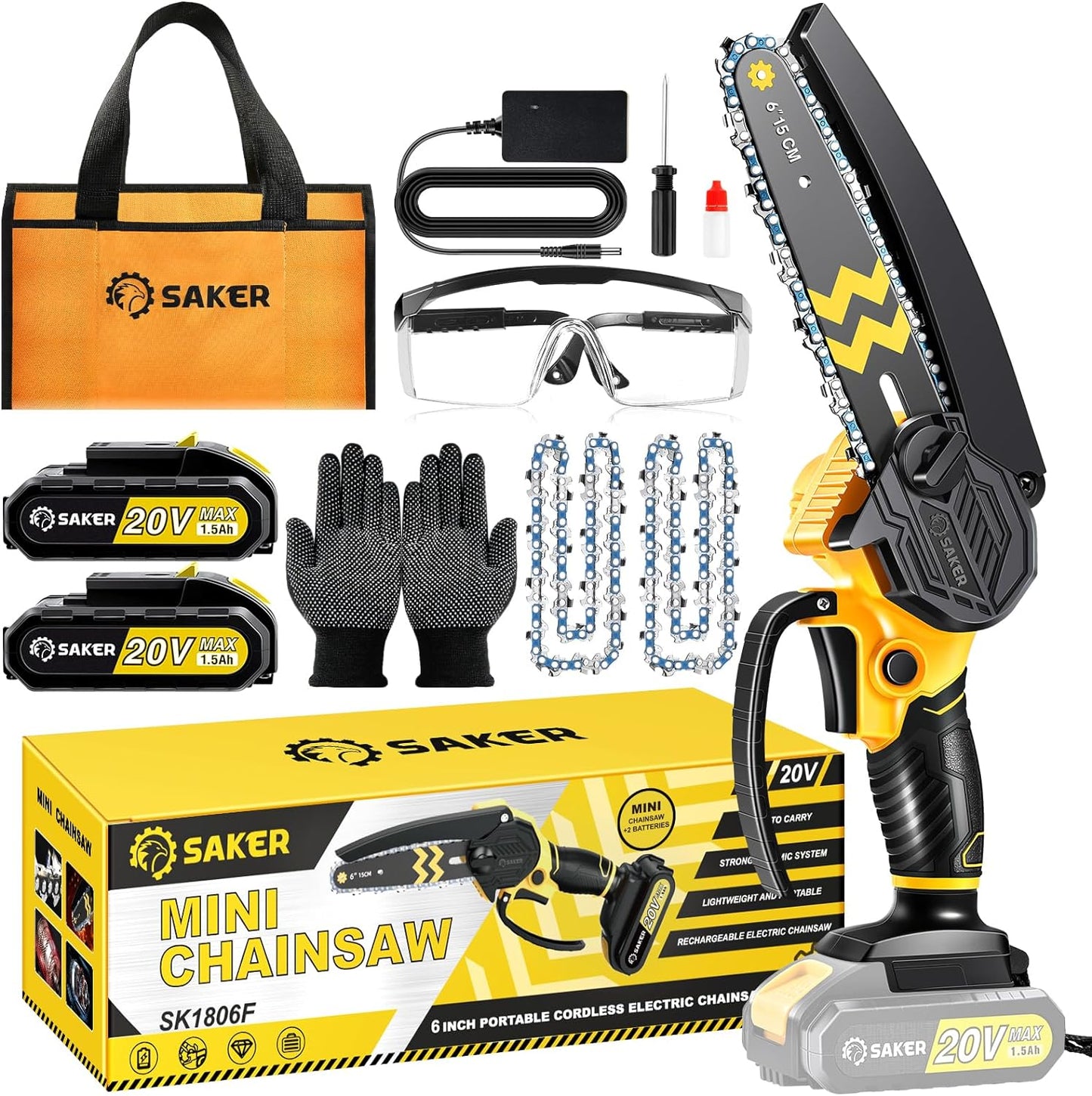 Saker® Mini Chainsaw