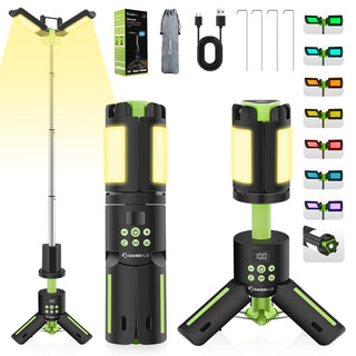 Sakerplus Telescopic Camping Lights with Stand