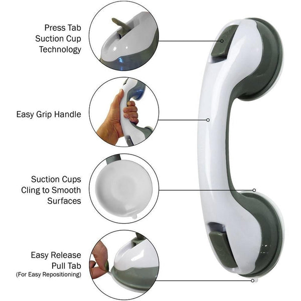 Sakerplus® High-quality Non-slip Safety Suction Cup Handrails