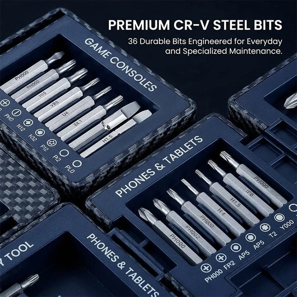 Sakerplus® Carbon Fiber Precision Magnetic Tool Kit