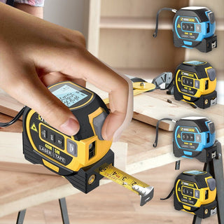 Sakerplus® 3-In-1 Infrared Laser Tape Measuring