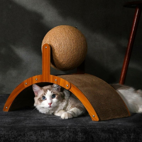 Sakerplus® Cat Scratching Ball on Stand
