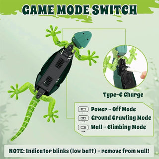 Sakerplus® Electric Lizard Toy with LED Glowing Eyes