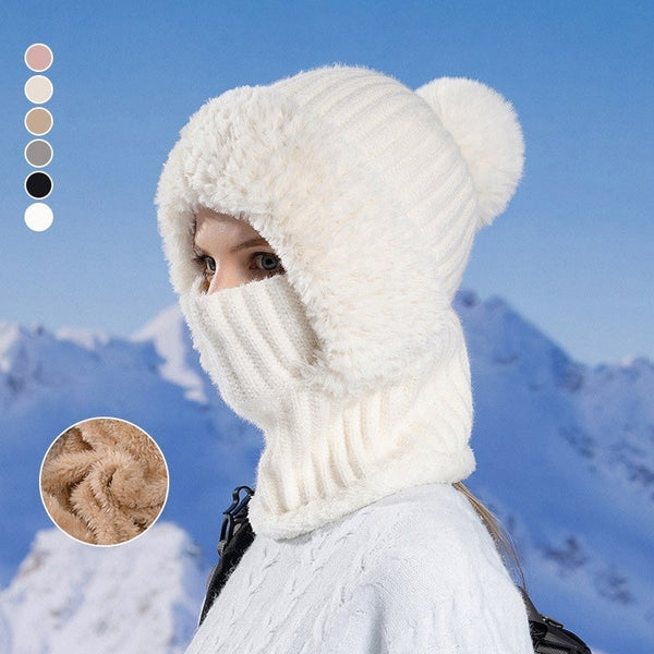 Sakerplus® Full Face Knit Hood Hat