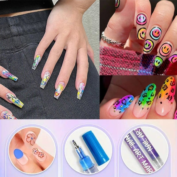 Sakerplus® Nail Doodle Pen for DIY Nail Art
