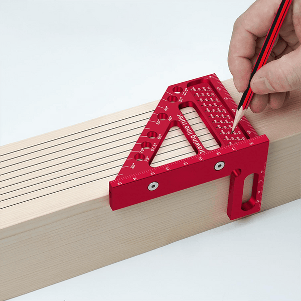 Sakerplus® Woodworking Scriber Marking Line Ruler
