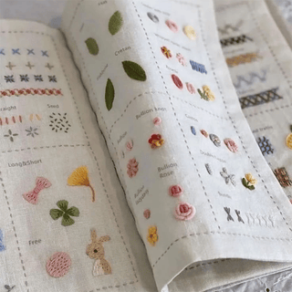 Sakerplus® All-Scenario Embroidery Stitch Book Kit