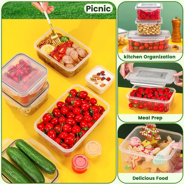 Sakerplus® Essential Food Storage Container Set
