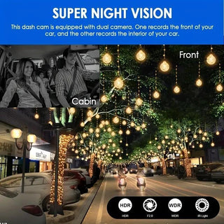 Sakerplus® Front & Rear Dashcam