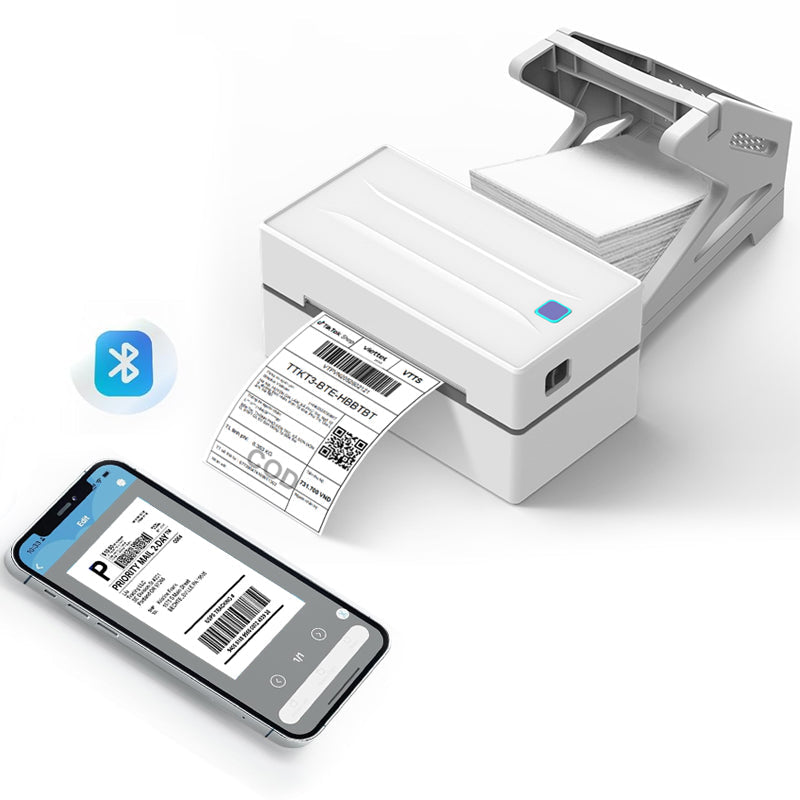 Sakerplus Wireless Bluetooth Label Printer