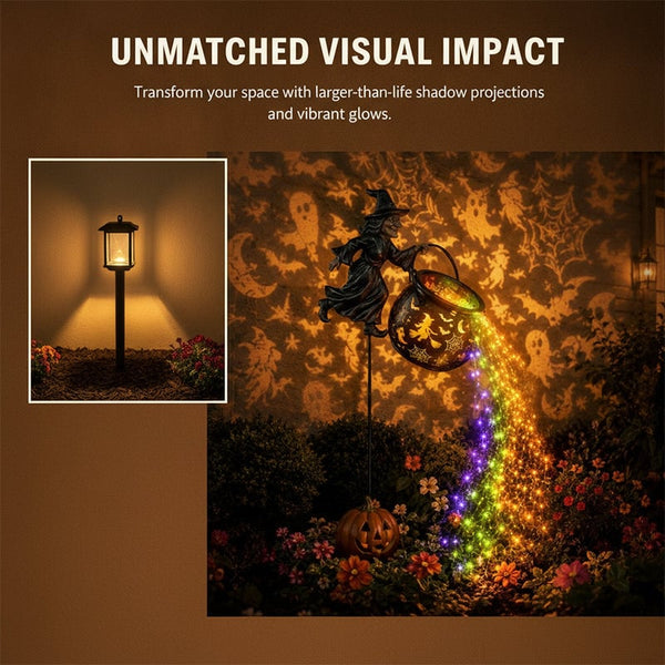 Sakerplus® Halloween Witch Cauldron Garden Light