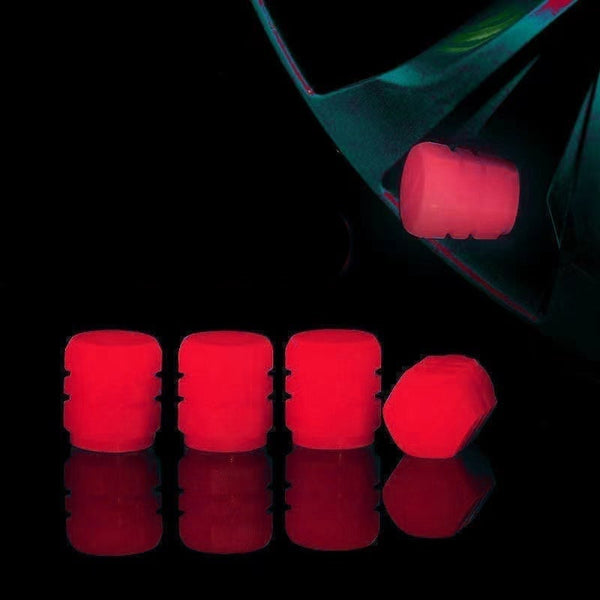 Sakerplus® Universal Fluorescent Tire Valve Caps (4 PCS/Set)