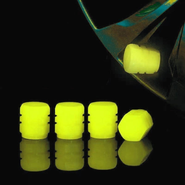 Sakerplus® Universal Fluorescent Tire Valve Caps (4 PCS/Set)