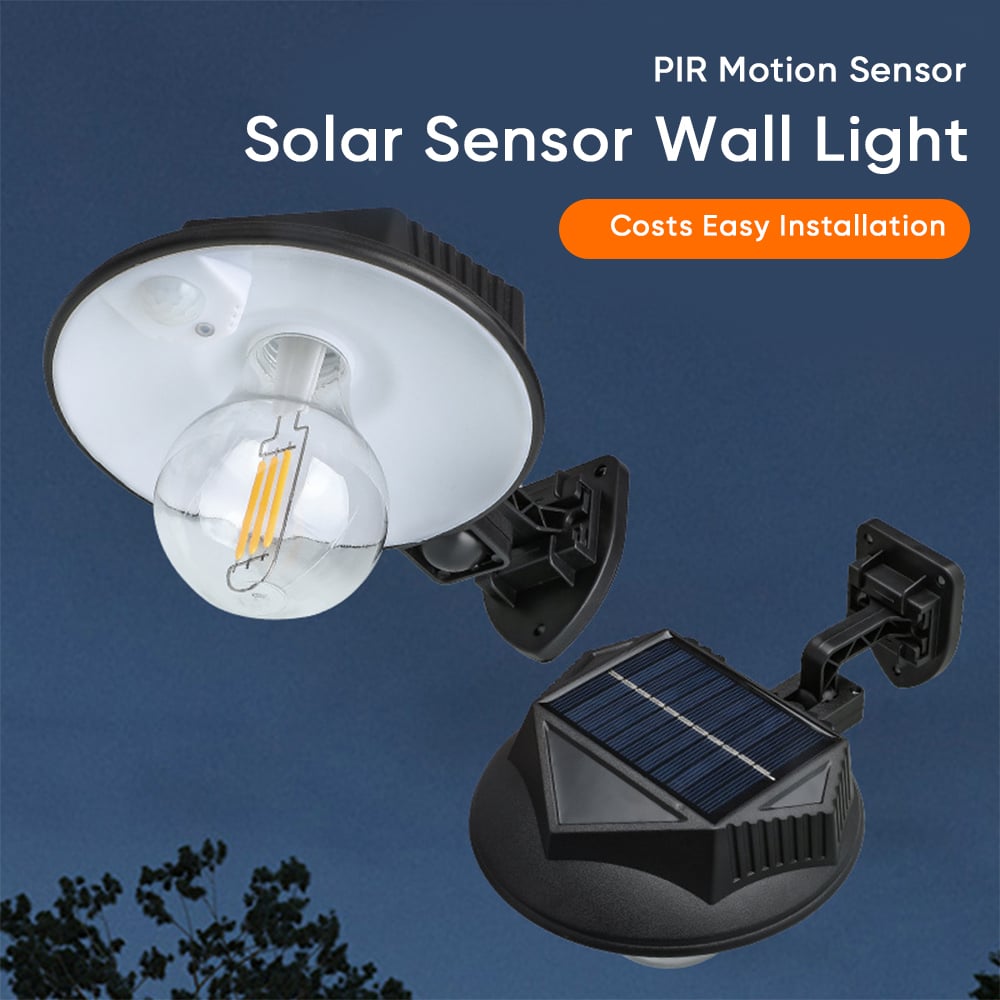 Sakerplus Solar Pendant Light with Motion Sensor