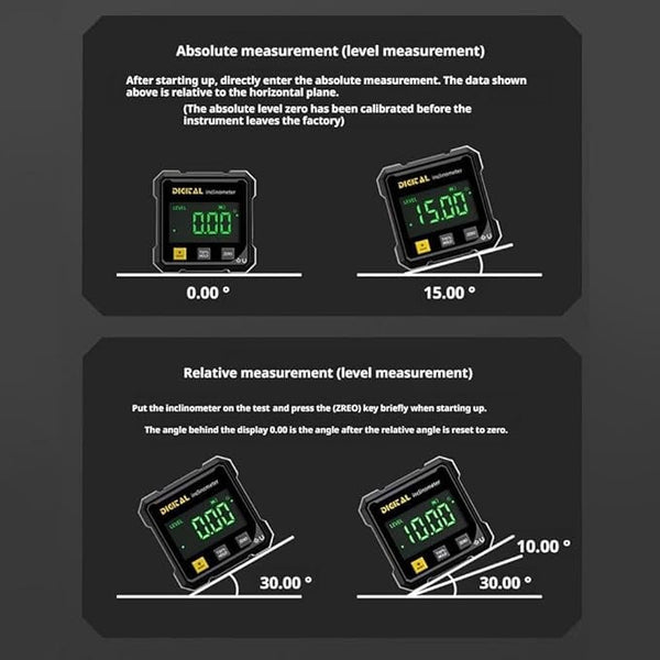 Sakerplus® Digital Laser Angle Finder Protractor Tool