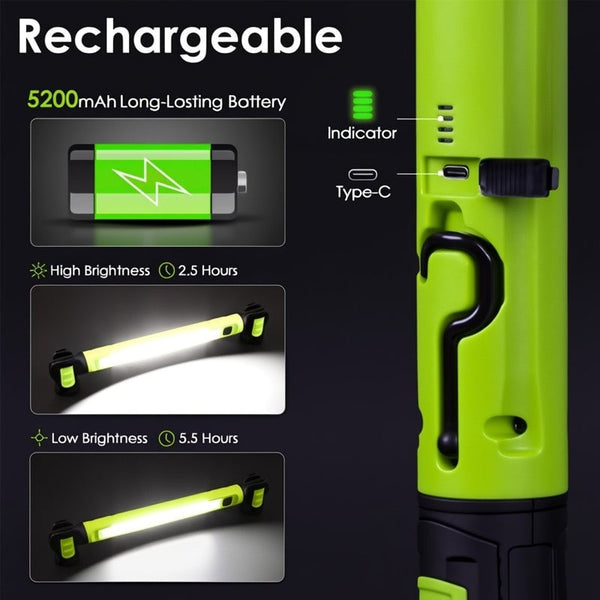 Sakerplus® Rechargeable Magnetic Underhood Work Light