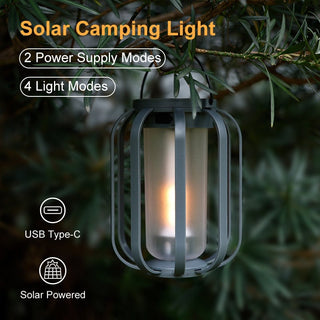 Sakerplus® Solar lantern outdoor light with 4 Modes