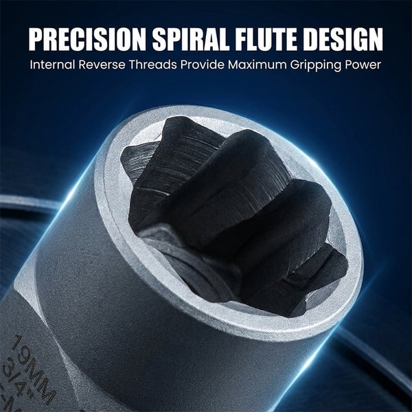 Sakerplus® Impact Bolt Nut Extractor Set