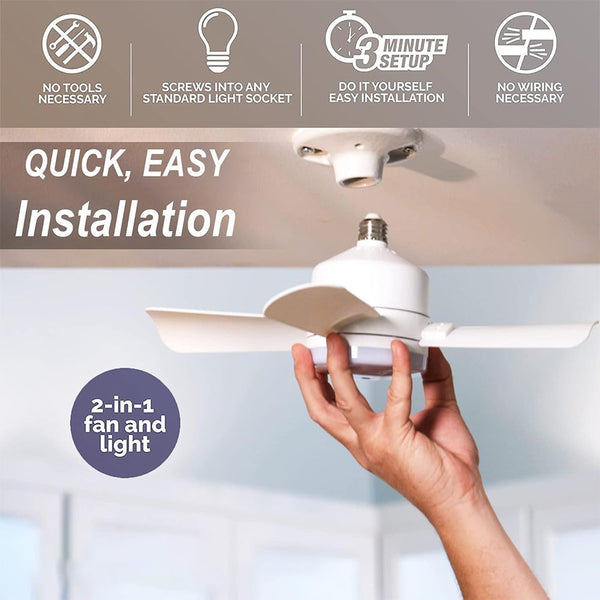 Sakerplus® Socket Fan