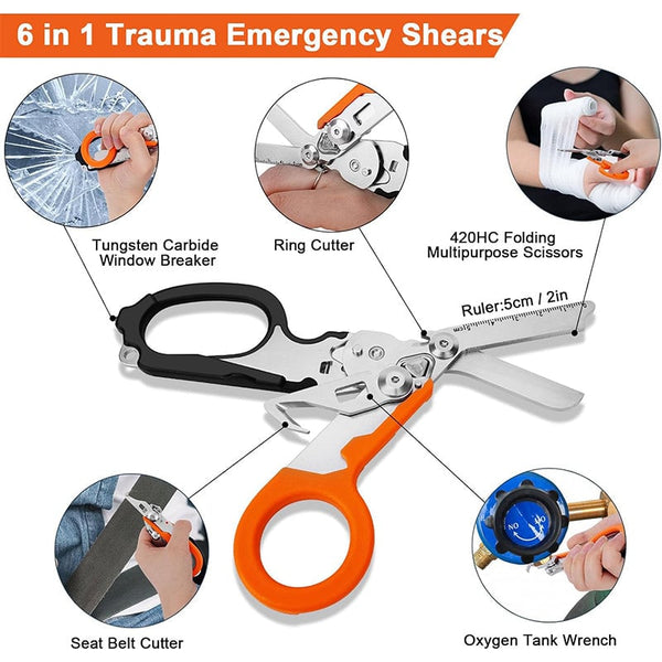 Sakerplus® 6 In 1 Multifunctional Trauma Shears