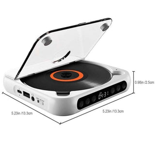 Sakerplus Portable Bluetooth CD Player