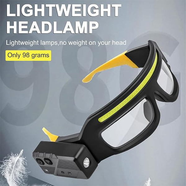 Sakerplus® Rechargeable Motion Sensor Headlight Glasses