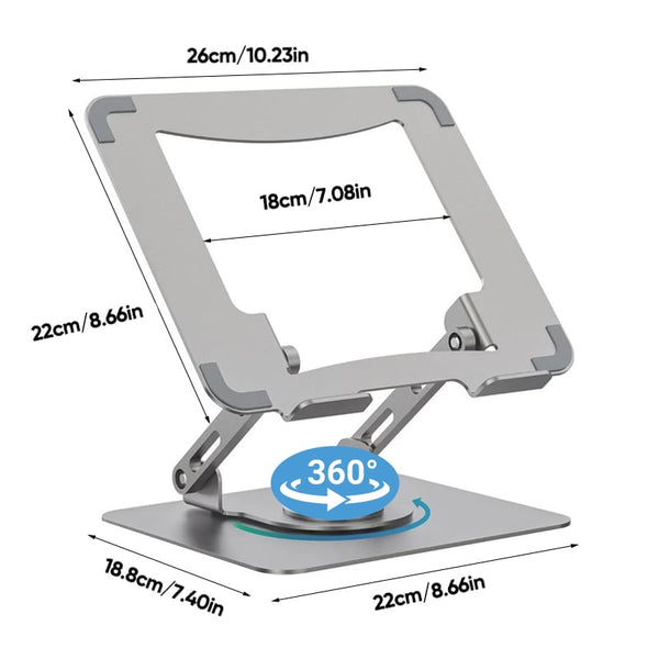 Sakerplus® Laptop Stand Aluminum Alloy Rotating Bracket