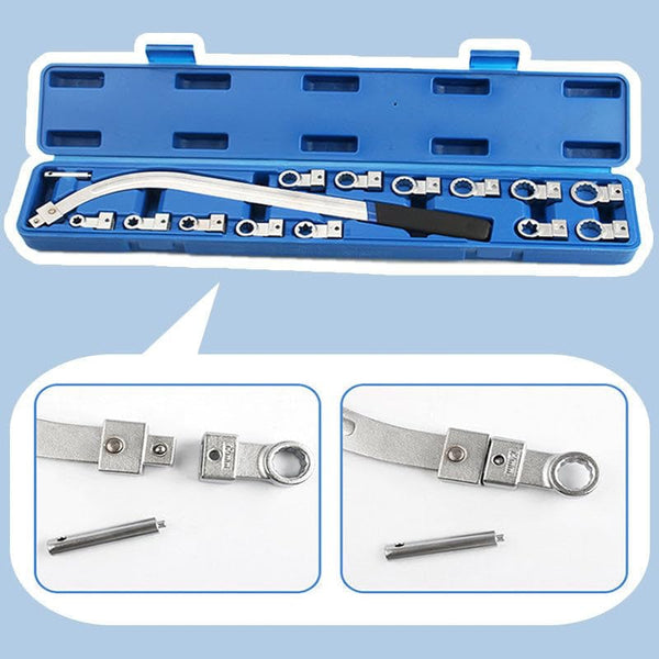Sakerplus® 15Pcs Universal Belt Tensioner Pulley Tool Kit