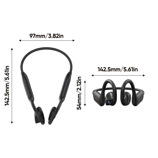 Sakerplus® AI Camera Open Ear Headphones