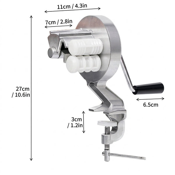 Sakerplus® Hand Crank Cavatelli Pasta Maker