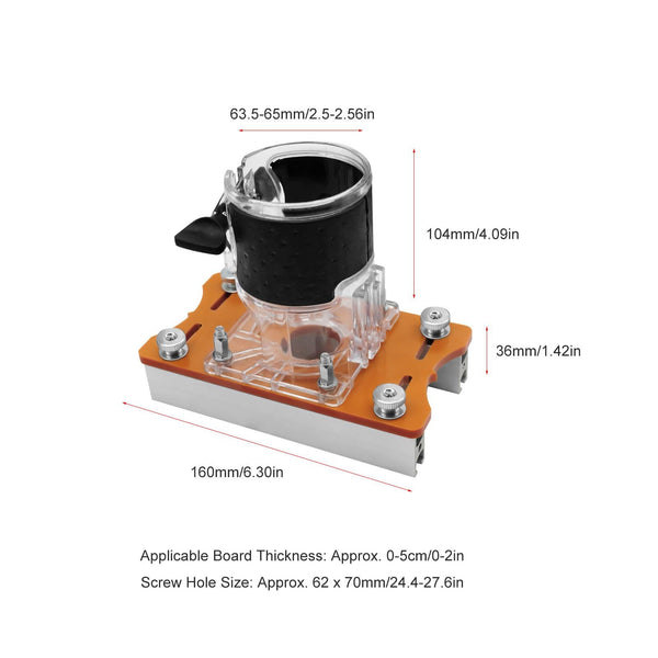 Sakerplus® 2-in-1 Slotting Positioning Base