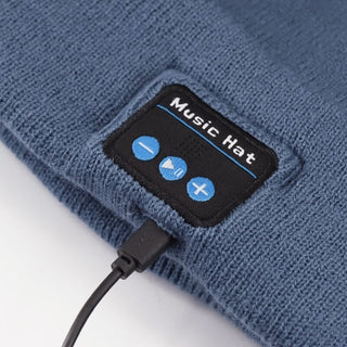 Sakerplus® Bluetooth Beanie with LED Light & Removable Speakers