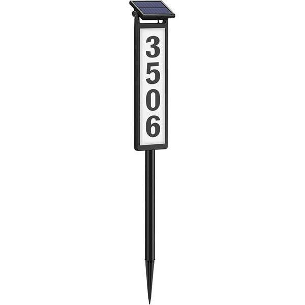 Sakerplus® Solar LED House Address Sign