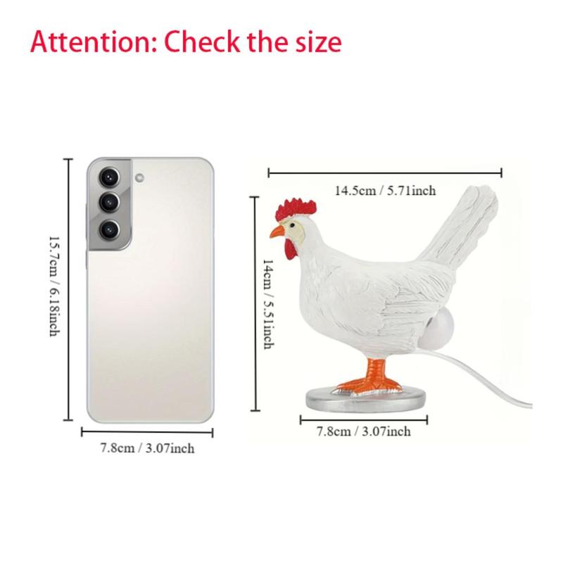 Sakerplus® Chicken Egg Lamp Fun Decor Light