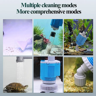 Sakerplus® Electric Aquarium Gravel Cleaner with Filter