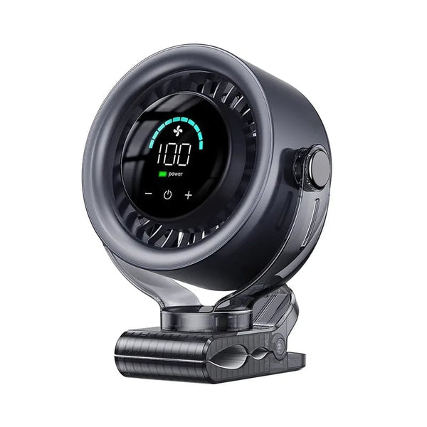 Sakerplus® Clip-On LCD Desk Fan