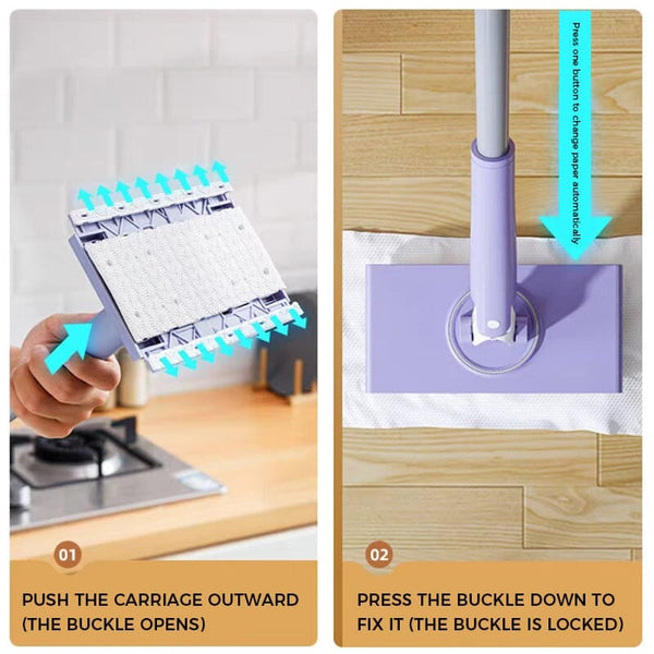 Sakerplus® Automatic Cloth Changing Mini Mop