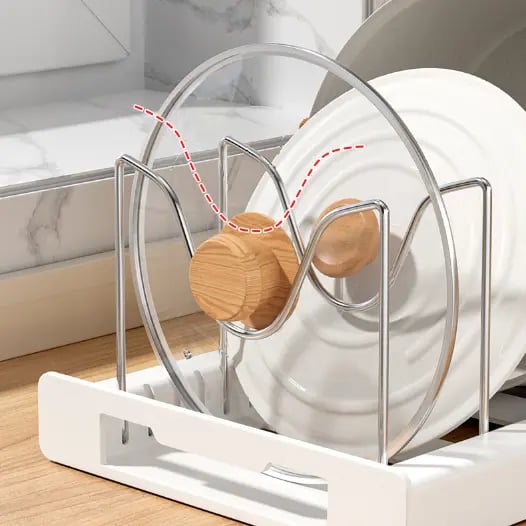 Sakerplus Expandable Pots And Pans Organizer