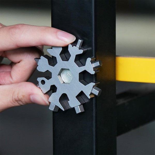Sakerplus® 18-in-1 Stainless Steel Snowflakes Multi-tool