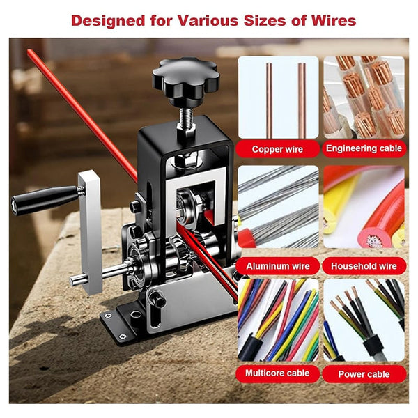 Sakerplus® Iron Frame Wire Stripping Machine