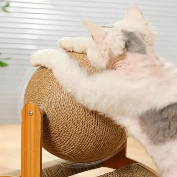Sakerplus® Cat Scratching Ball on Stand