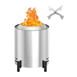 Sakerplus Tabletop Stainless Steel Fire Pit